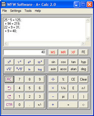 A+ Calc screenshot